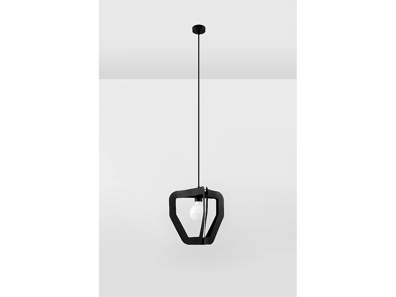 Lampa wisząca TRES czarna