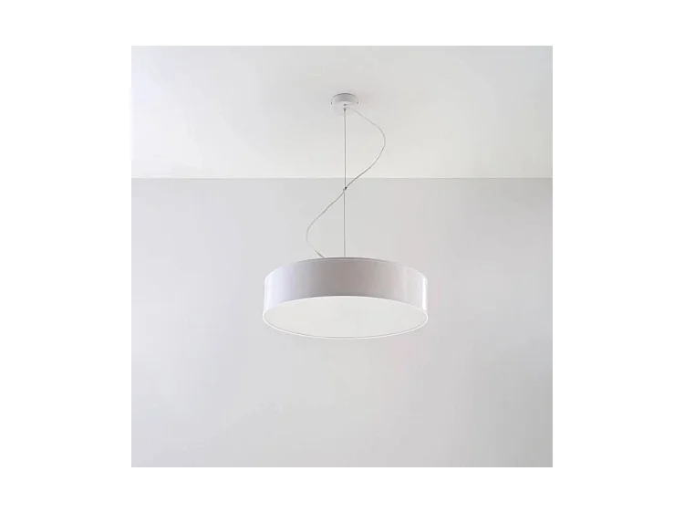 Sollux ARENA Luminaire suspendu rond à 3 ampoules, blanc, E27