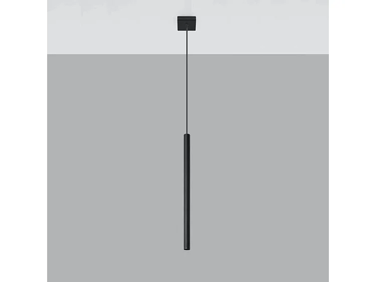 Sollux PASTELO - Lampada a sospensione a 1 luce nera, G9