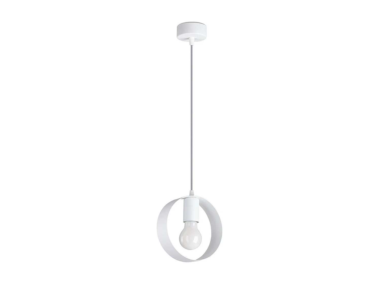 Sollux Titran Suspension Slim Plafonnier Blanc