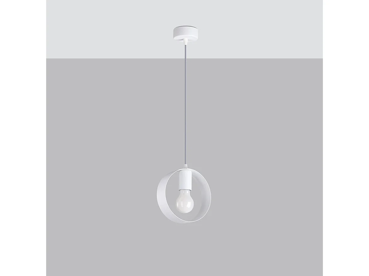 Sollux Titran Suspension Slim Plafonnier Blanc