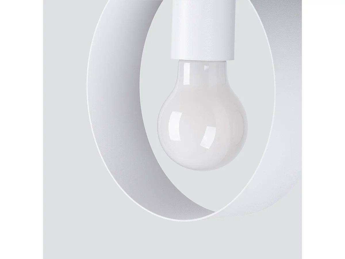 Sollux Titran Suspension Slim Plafonnier Blanc