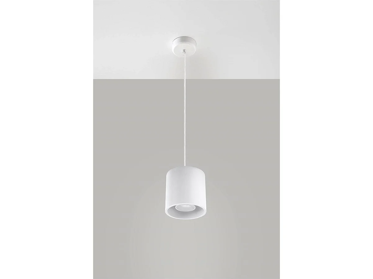 Lampa wisząca ORBIS 1 biała