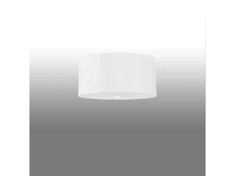 Sollux OTTO Plafonnier Cylindrique Blanc 50cm E27