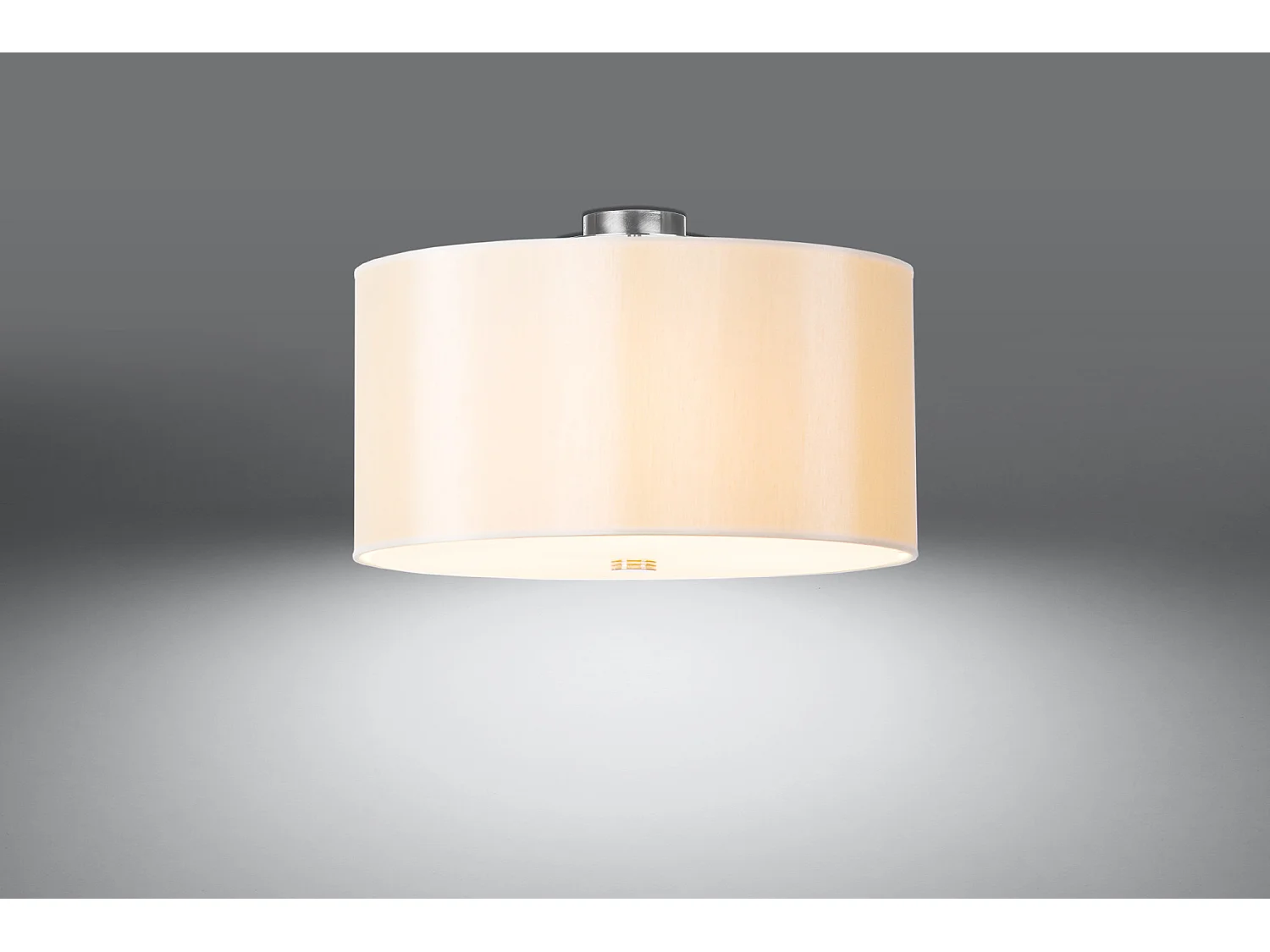 Sollux OTTO Plafonnier Cylindrique Blanc 50cm E27