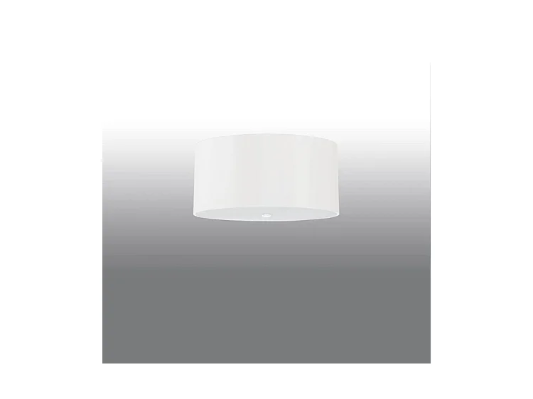 Sollux OTTO Plafonnier Cylindrique Blanc 50cm E27