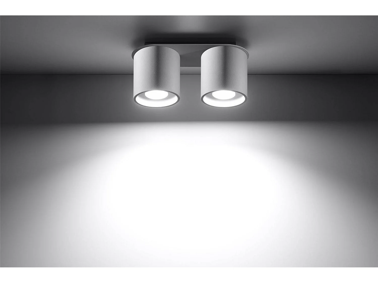 Sollux ORBIS Downlight à 2 lumières, blanc, GU10