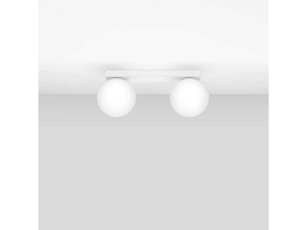 Sollux Yoli Plafonnier Globe Blanc