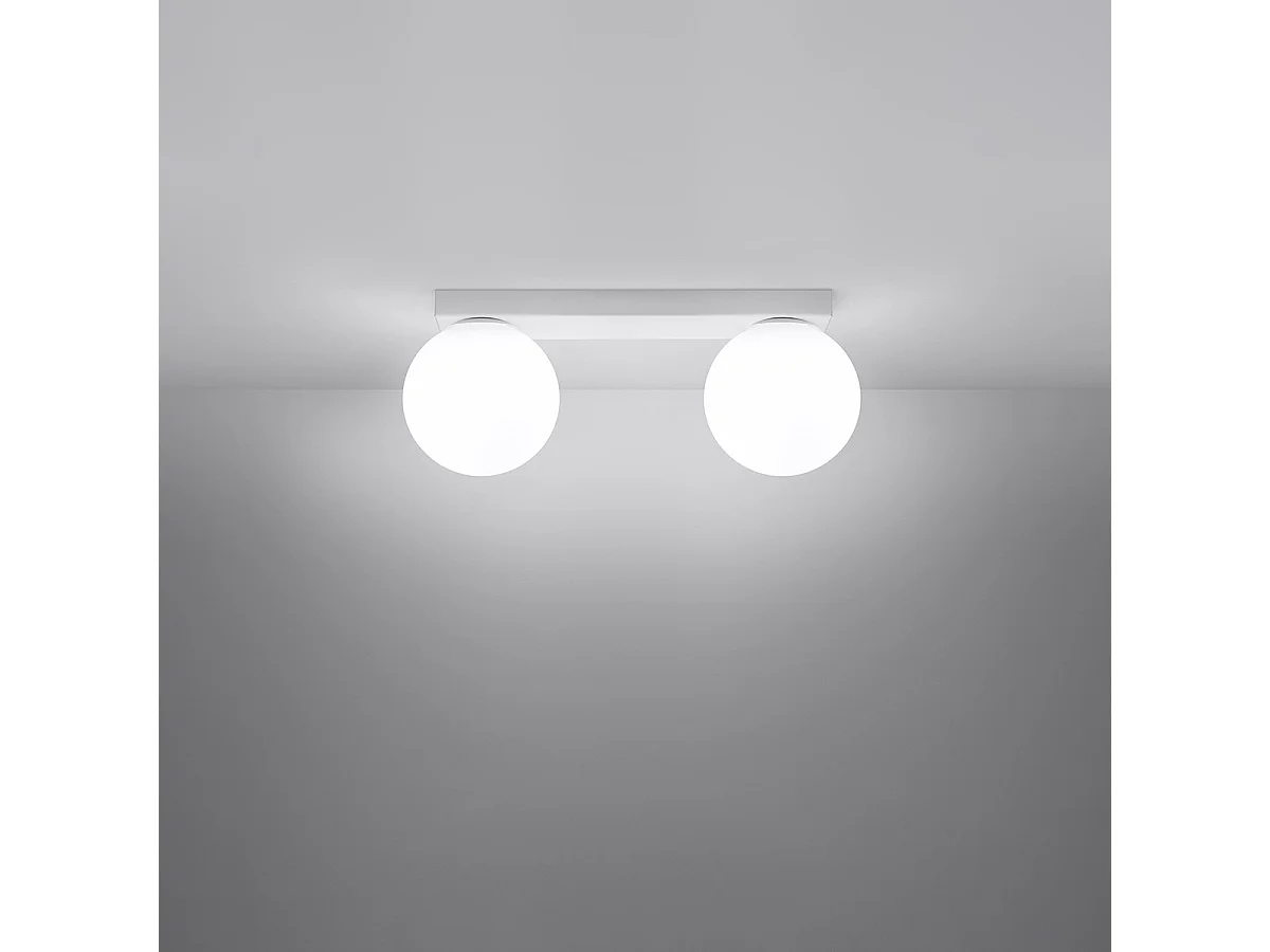Sollux Yoli Plafonnier Globe Blanc