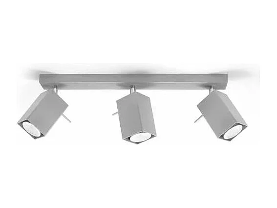 Sollux MERIDA - 3 licht Strahler Bar Grau, GU10