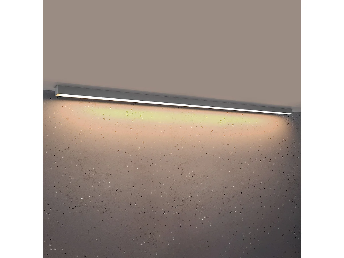 Sollux Pinne Led Integrato Semi Incasso Grigio Chiaro