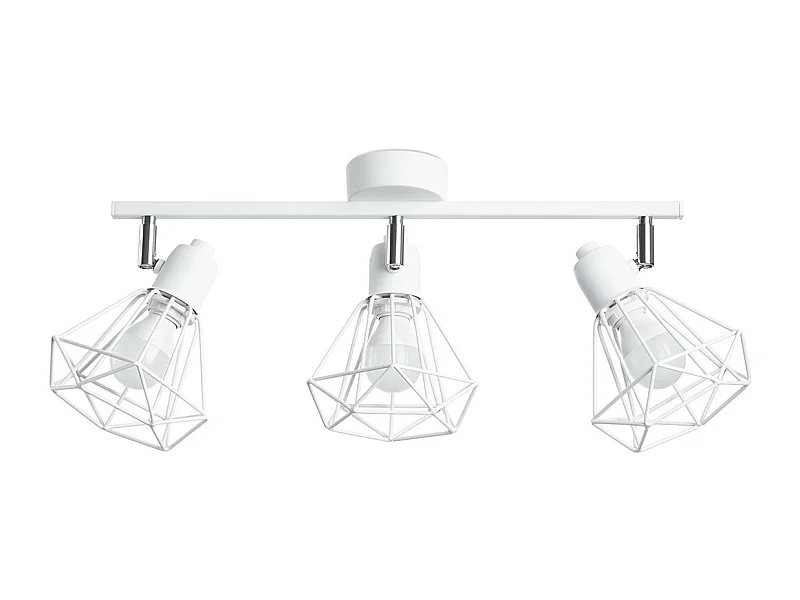 Plafondlampen Artemis Modern Van  - 3 Lichtbronnen - L.52 X H.19 Cm - Wit