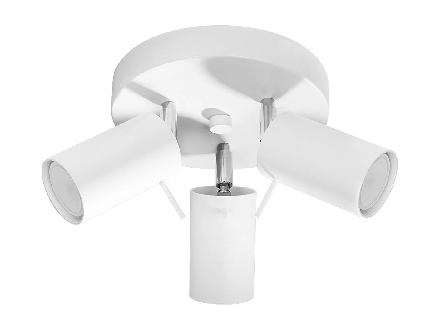 Sollux Lighting Ring Cluster di faretti a soffitto, bianco, 3x GU10