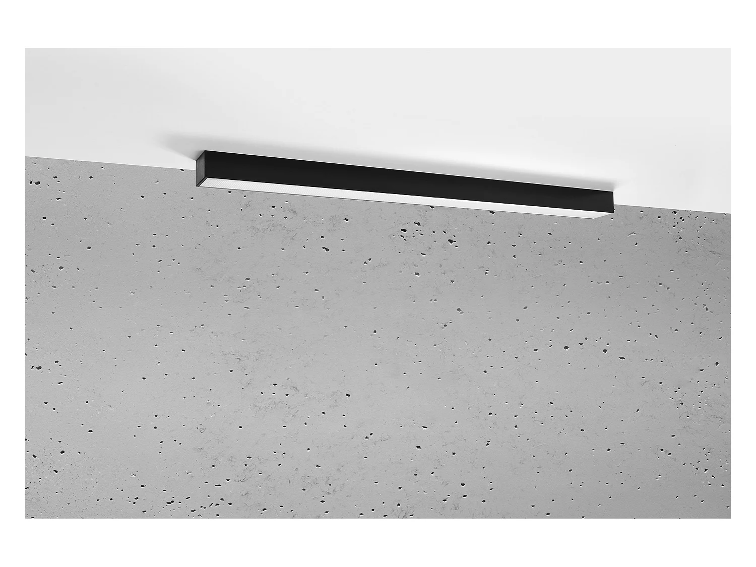 Integriertes LED-Linear-Einbaulicht 95cm Schwarz 4000K Incasso lineare LED 95cm integrato Nero 4000K