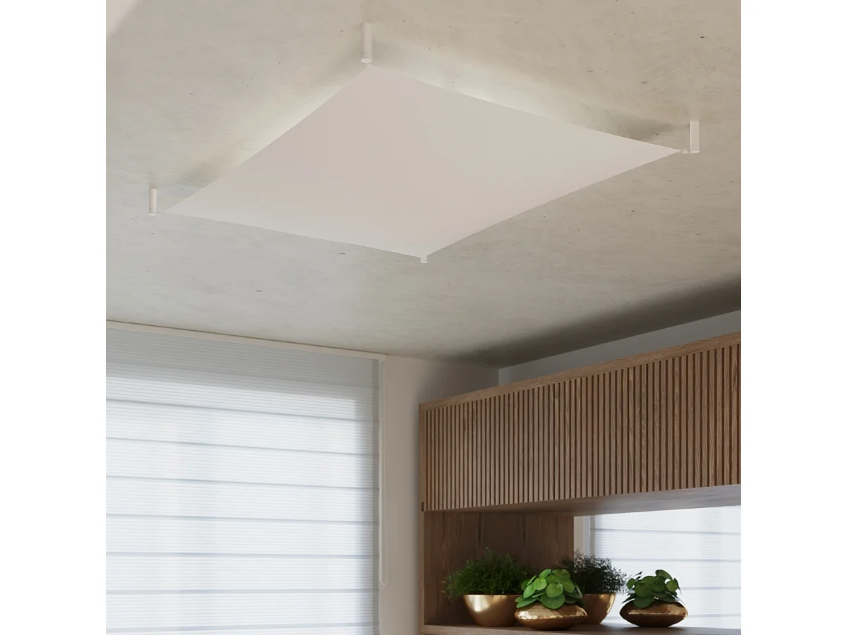 Deko-Flächenstoff Hellweiß G13 Tessuto Decorativo A Filo Bianco Chiaro G13