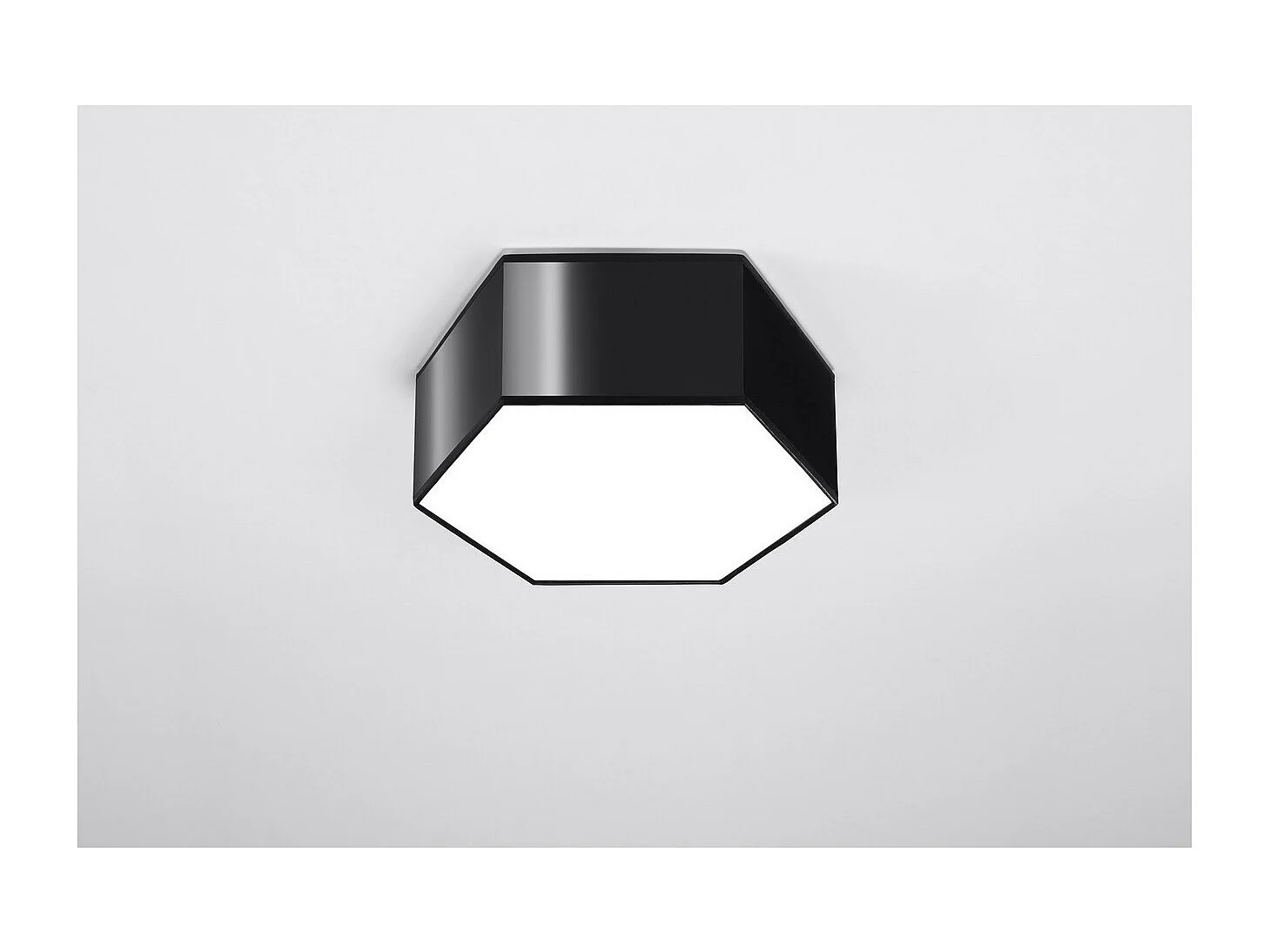 Plafondlampen Sunde Modern Van  - 2 Lichtbronnen - L.30,5 X H.11,5 Cm - Zwart