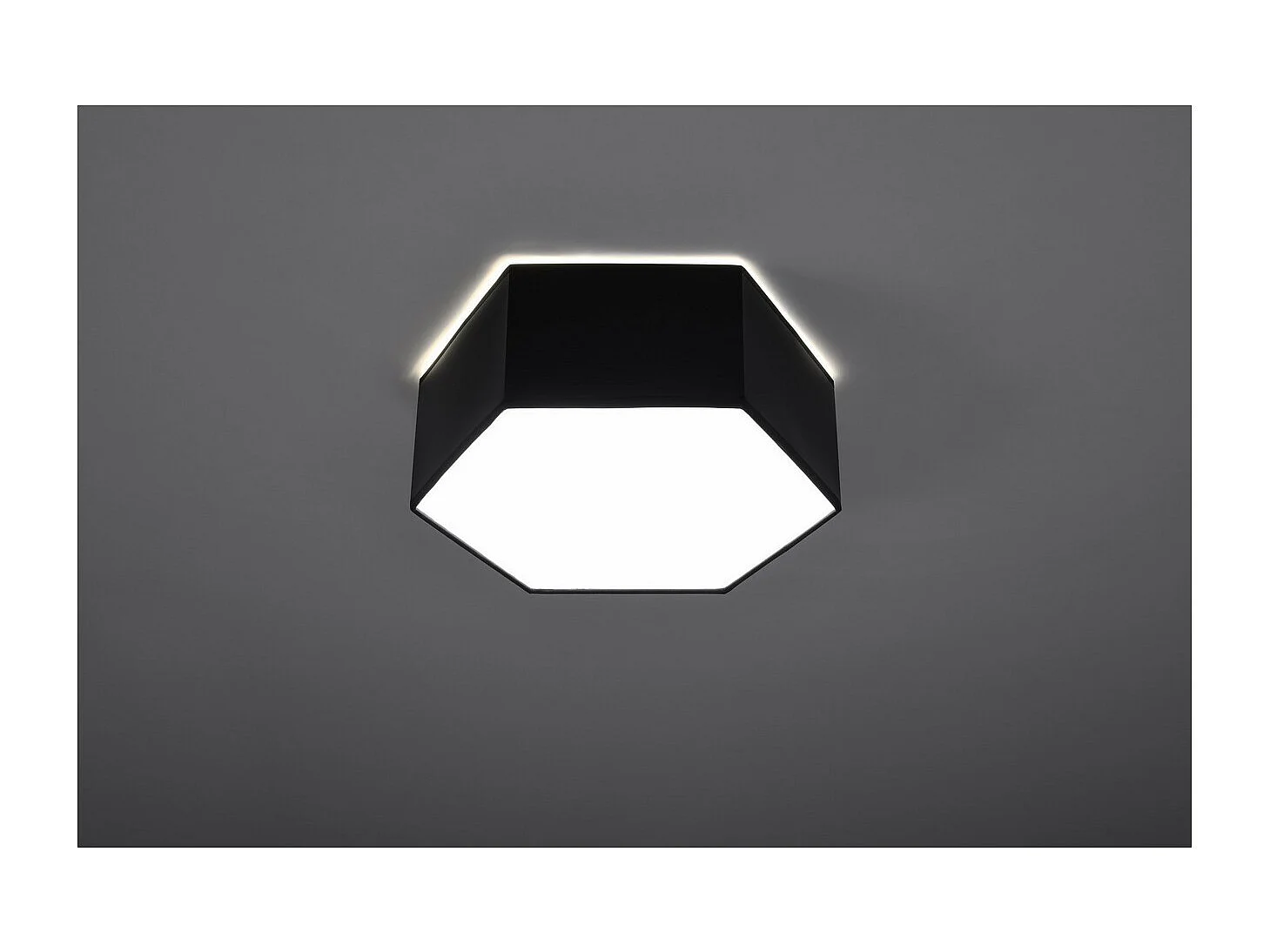 Plafondlampen Sunde Modern Van  - 2 Lichtbronnen - L.30,5 X H.11,5 Cm - Zwart