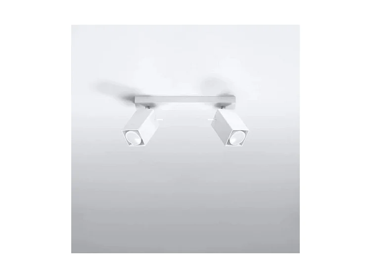 Plafondlampen Merida Modern Van  - 2 Lichtbronnen - L.30 X H.16 Cm - Wit