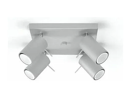 Sollux RING - Cluster de 4 focos de luz gris, GU10