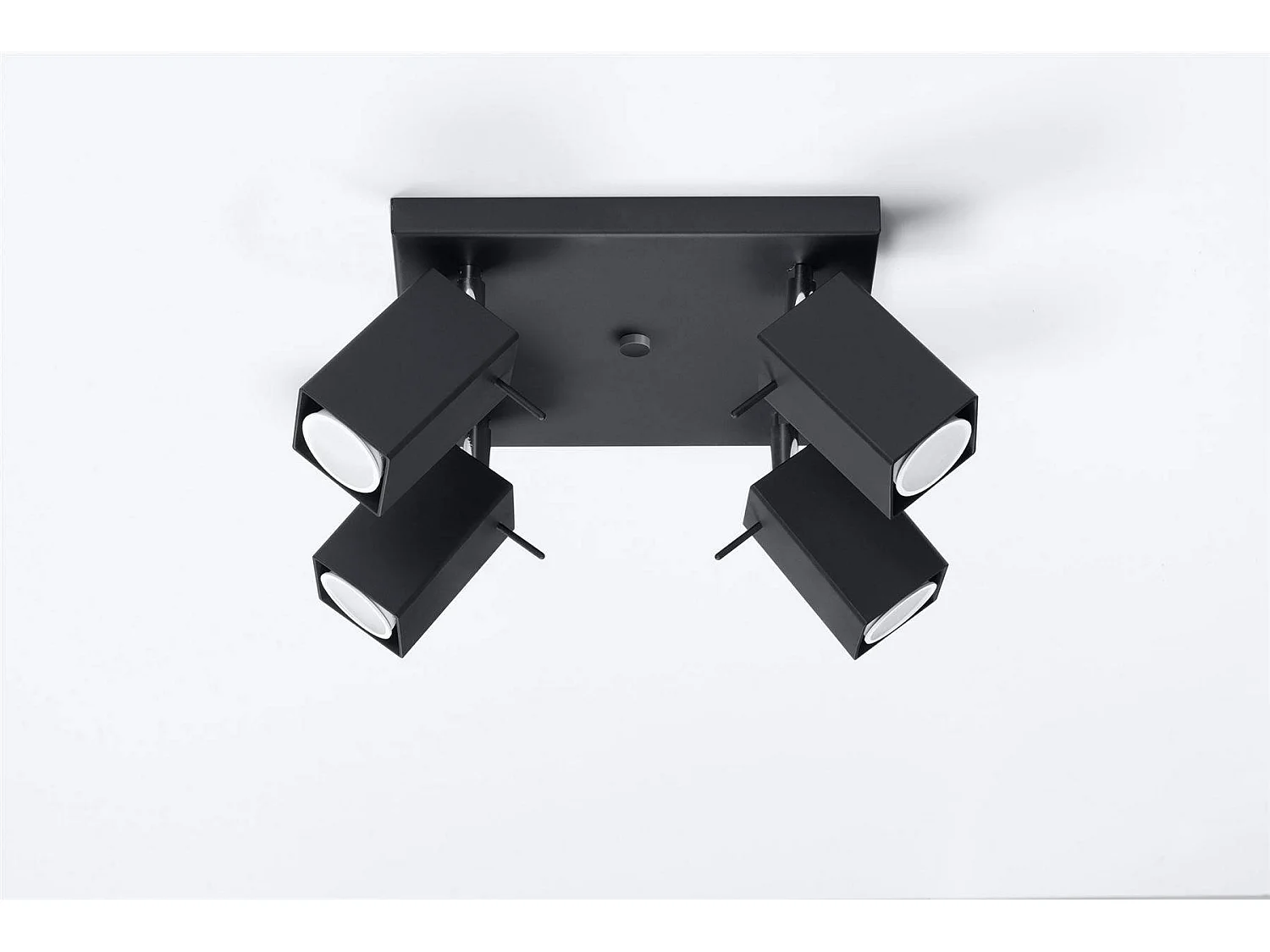 Sollux MERIDA - 4 licht Strahler Cluster Schwarz, GU10