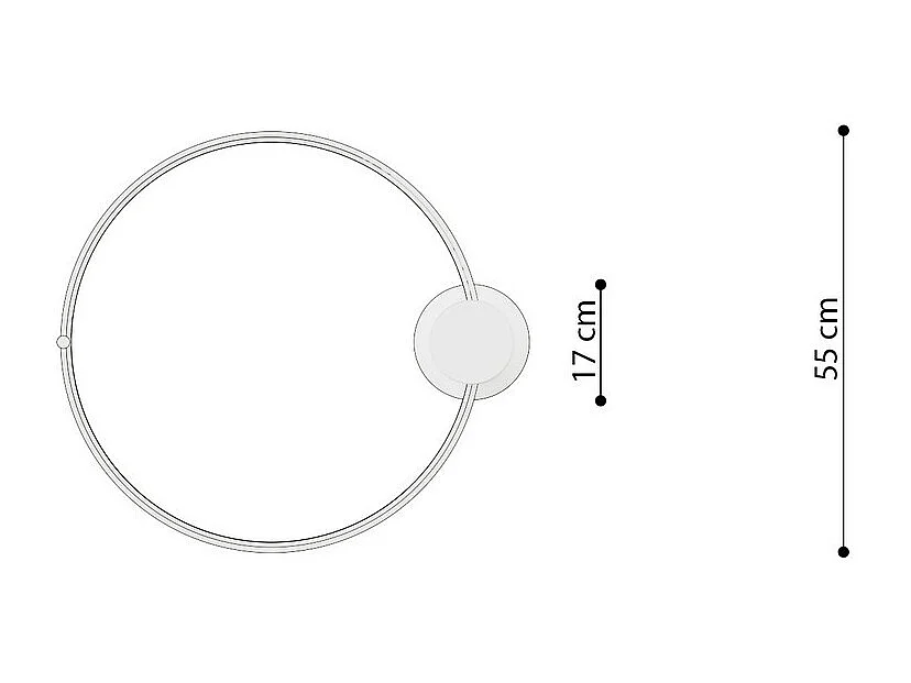 Sollux lichting Rio Integriertes LED LED Halbbündiges Licht, Weiß, 4000K, 3870lm