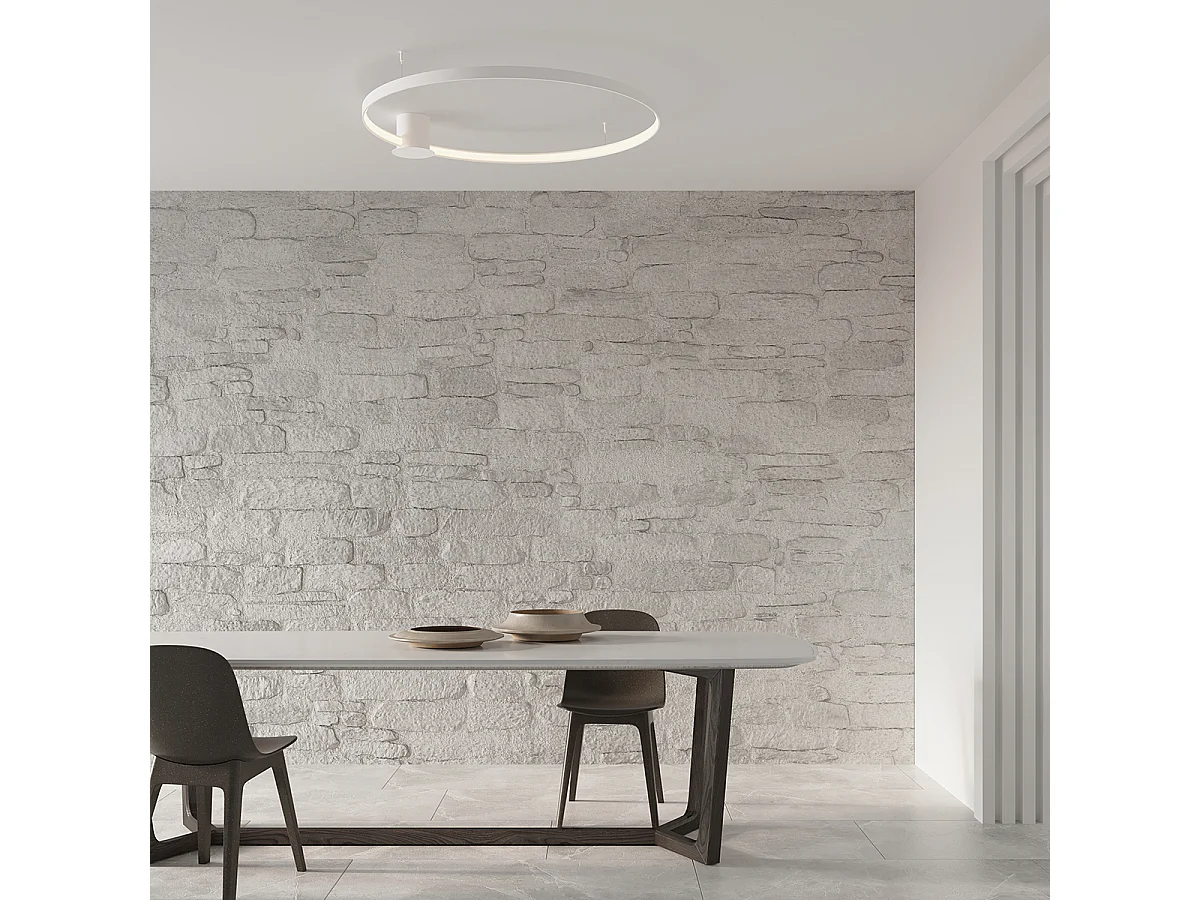 Sollux lichting Rio Integriertes LED LED Halbbündiges Licht, Weiß, 4000K, 3870lm