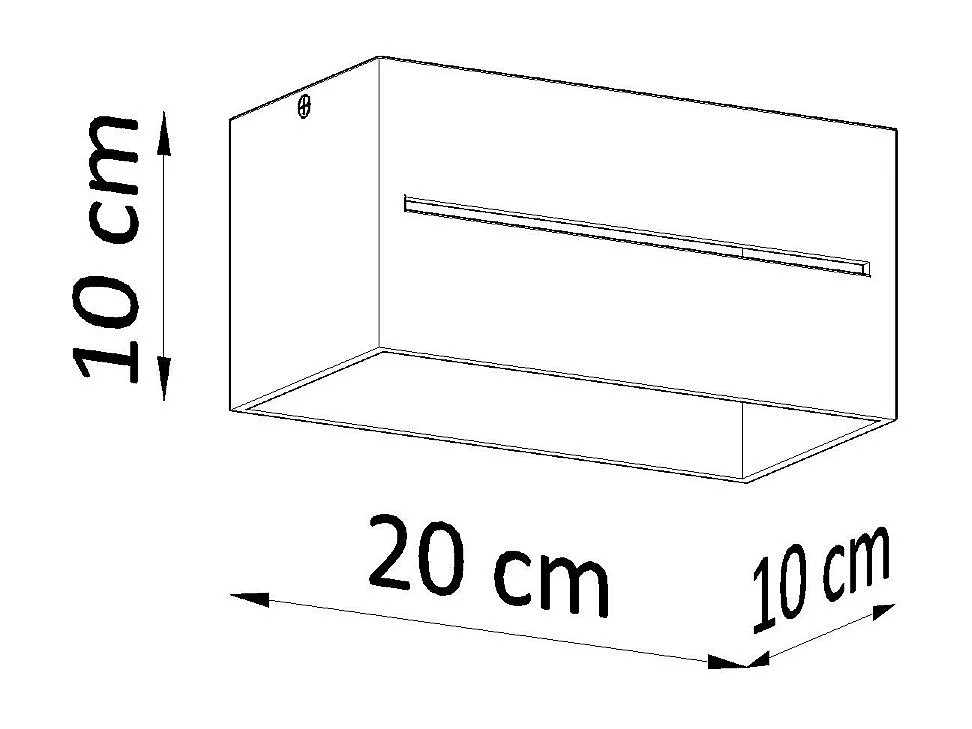 Plafonniers Lobo Moderne En Aluminium - 2 Sources Lumineuses - L.20 X H.10 Cm - Noir