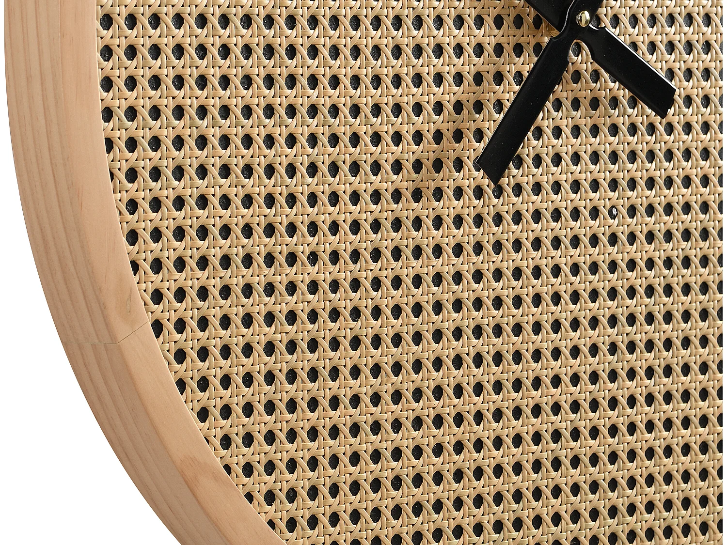 Wanduhr - D. 60 cm - MDF - Naturfarben - FIETRA