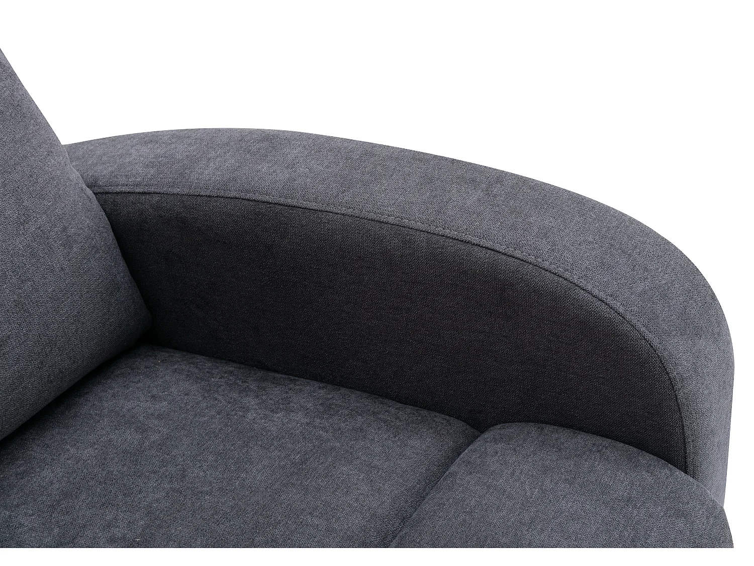 Relaxsessel - Stoff - Grau - EVELYN