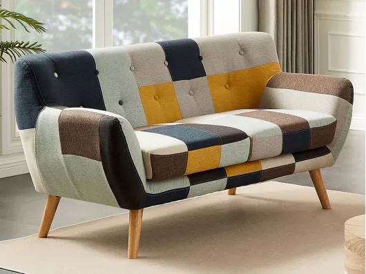 Kauf Unique Sofa 2-Sitzer - Patchwork - Mehrfarbig - SERTI II