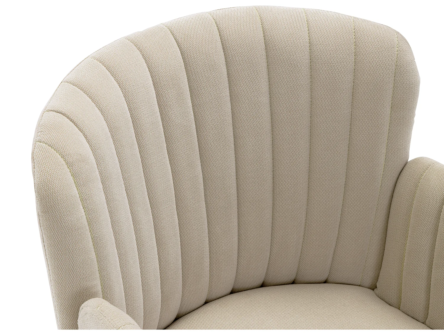 Silla de escritorio - Tela - Beige - Altura ajustable - TOARA