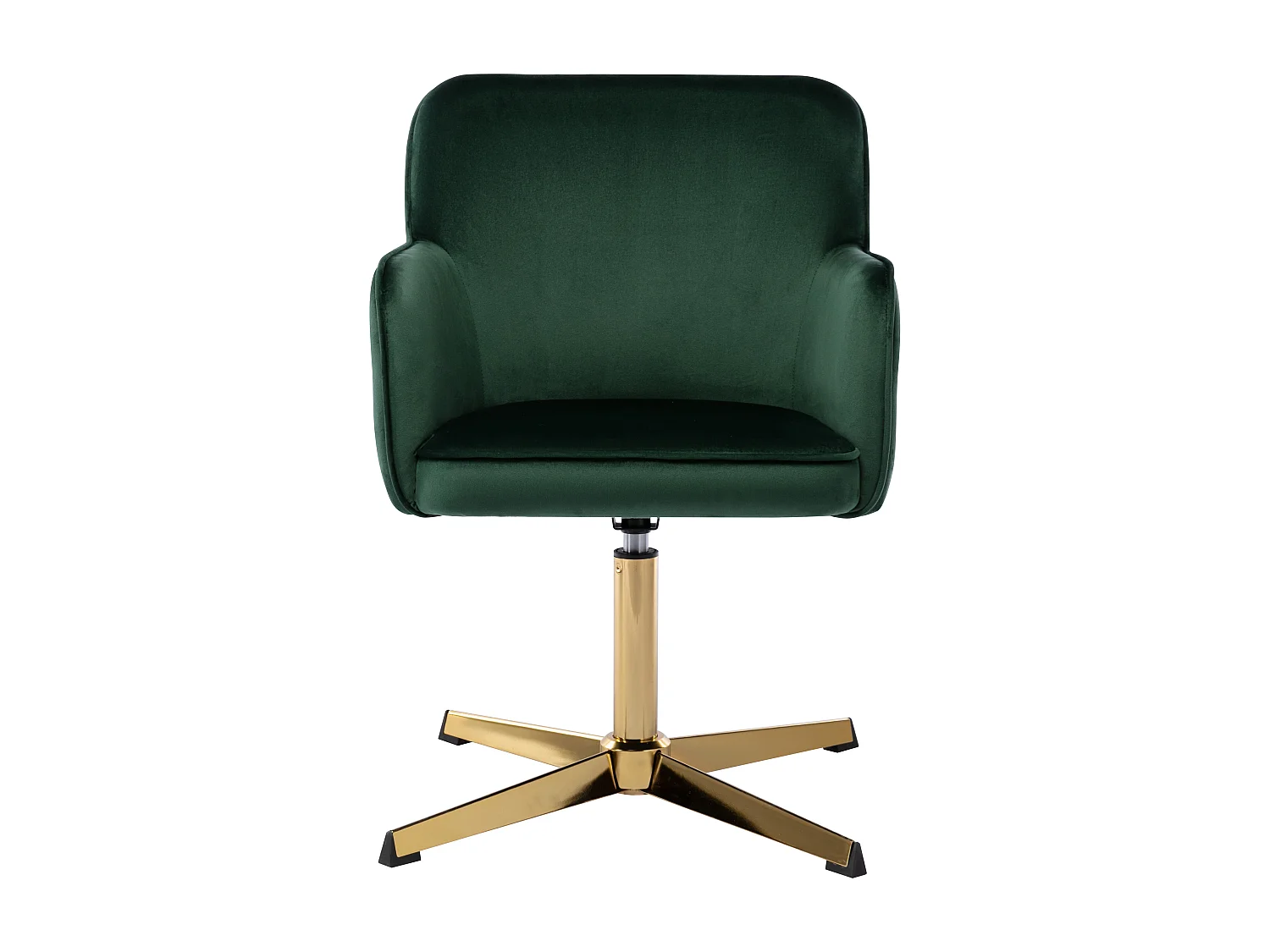Chaise de bureau - Velours - Vert et doré - CAPULI de Pascal Morabito