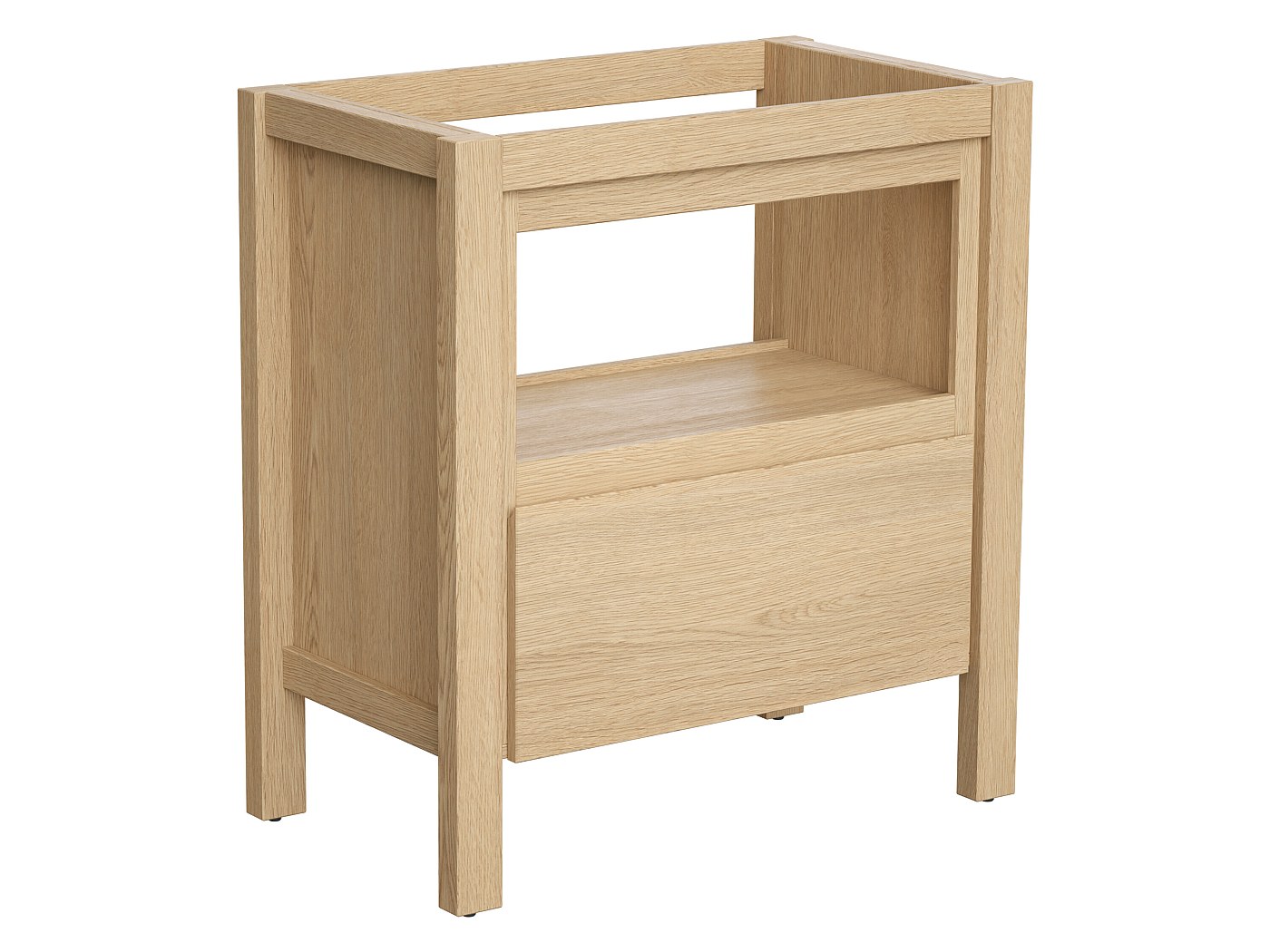 Letto A Soppalco Bambini Con Armadio - 90x200cm Legno Di Pino - Bianco Con Spazio Sottostante