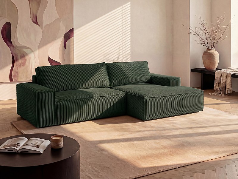 Canapé méridienne convertible Amelia, Vente-unique