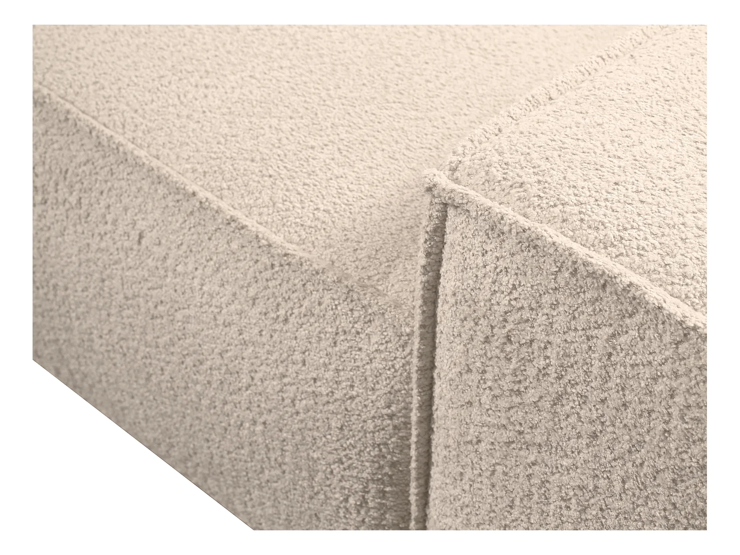 3-zits slaapbank van teddy stof - Beige - AMELIA van PASCAL MORABITO