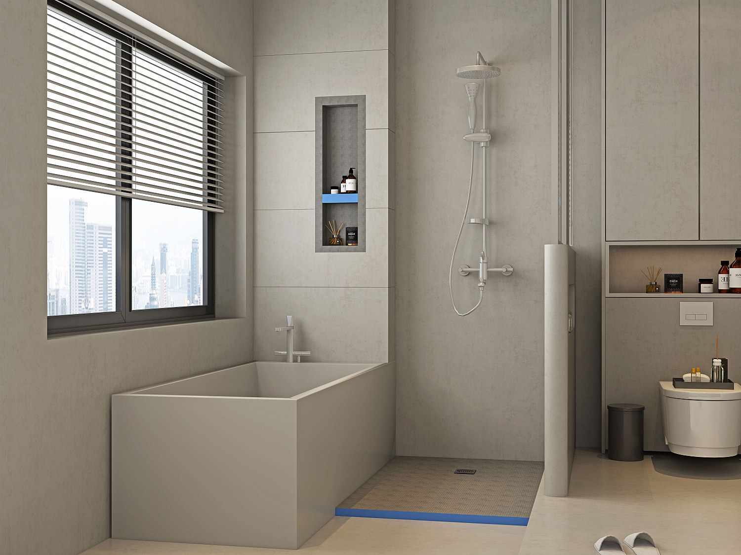 Duschnische zum Verfliesen - 1 Regalboden - 31 x 91 cm - KLARA günstig online kaufen