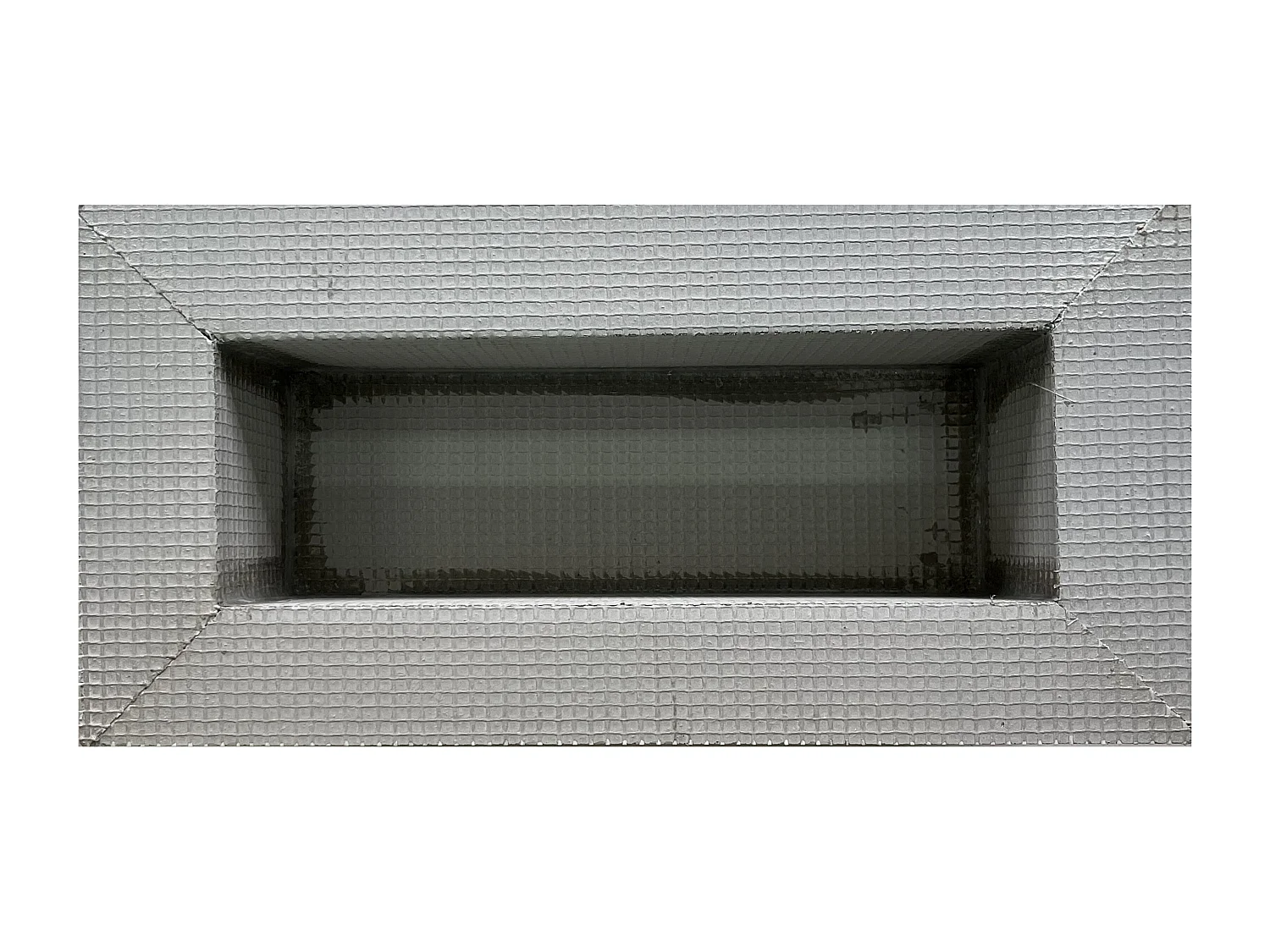 Inbouwnis voor de douche, klaar om te betegelen - 40 x 20 cm - KLARA