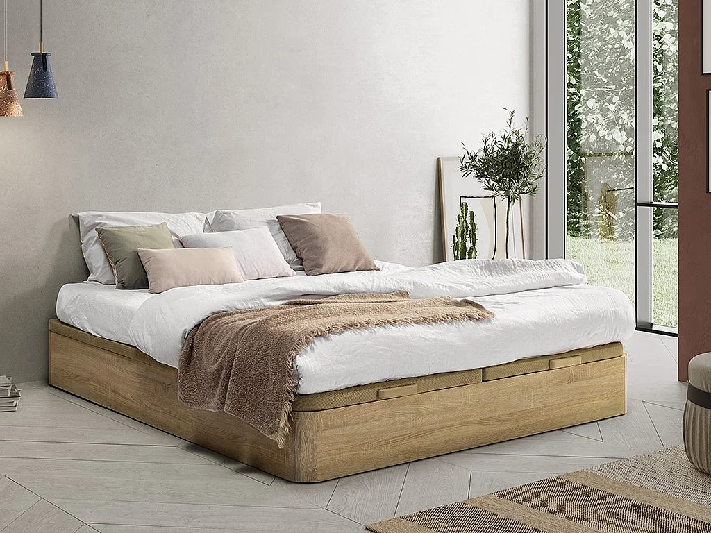 Rete contenitore 180 x 200 cm Naturale chiaro - HESTIA di YSMÉE