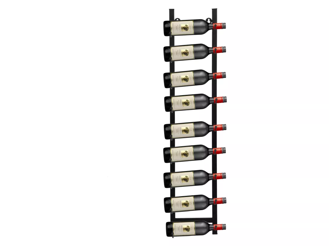 Kauf Unique Weinregal für 9 Flaschen - Metall - B 19 x H 92 cm - Schwarz - ROUTAL