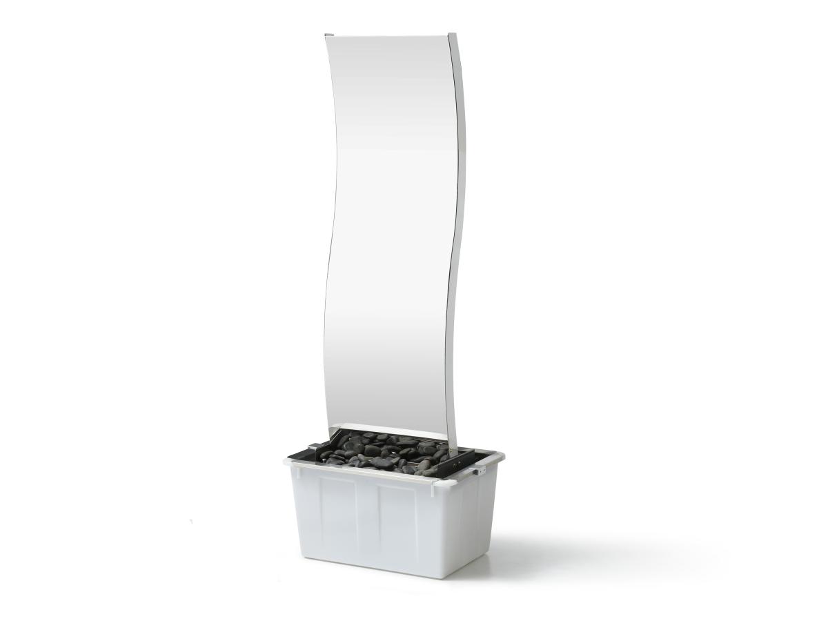 Außenbrunnen Welle aus Edelstahl - H 130 cm - Silberfarben - HOKI günstig online kaufen