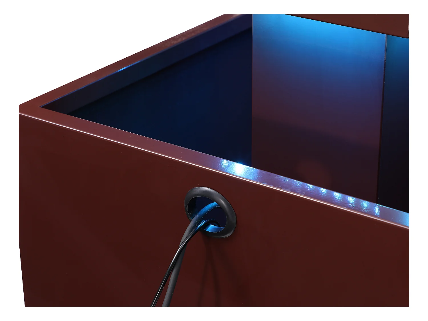 Fuente de exterior de acero inoxidable con LED - Alt. 65 cm - Terracota - CARDINA