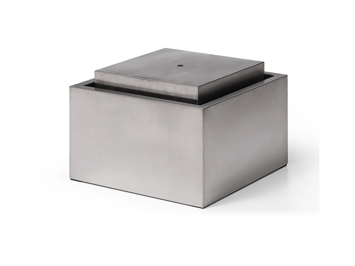 Fontana per esterni in Acciaio inox H.34 cm Argento - TILAPIA