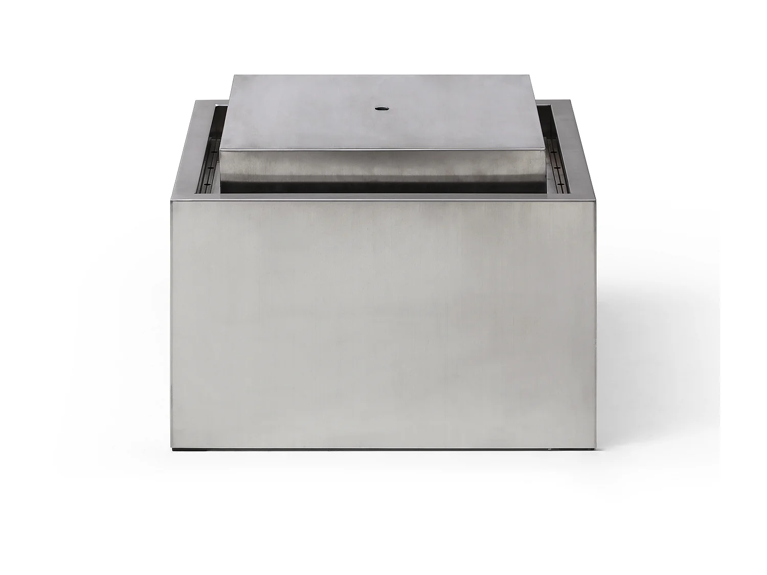 Buitenfontein van roestvrij staal - H34 cm - Zilverkleurig - HOKI