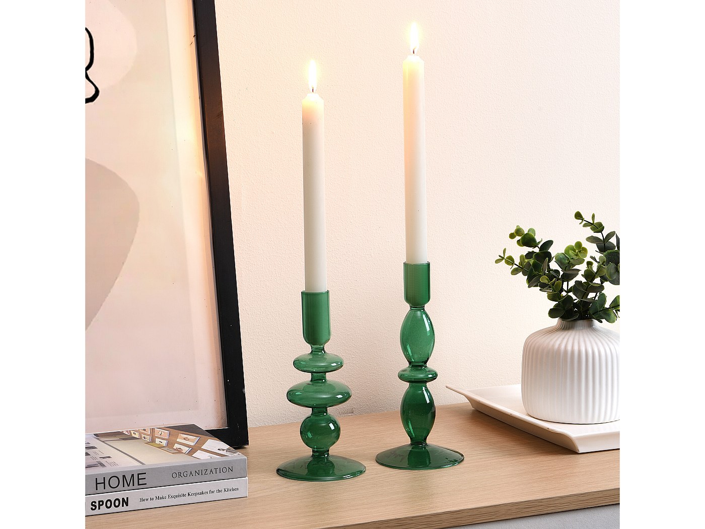 Bougeoirs En Verre Pour Mariage, Bougeoir Nordique... – Grandado