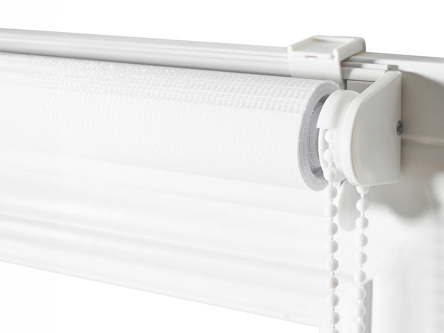 Store enrouleur jour/nuit  en polyester - 60 x 180 cm - Blanc - BARILI