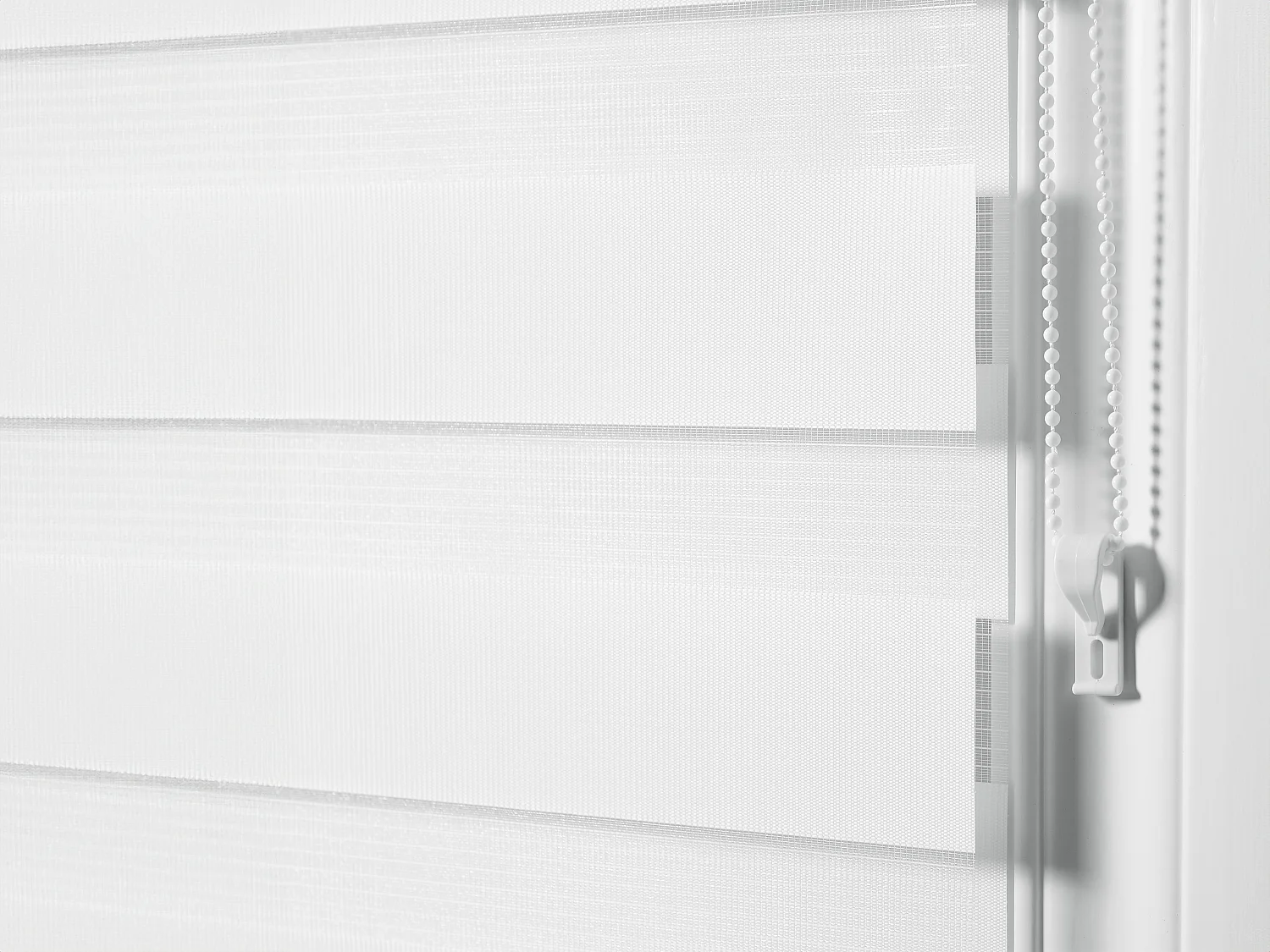 Store enrouleur jour/nuit  en polyester - 60 x 180 cm - Blanc - BARILI