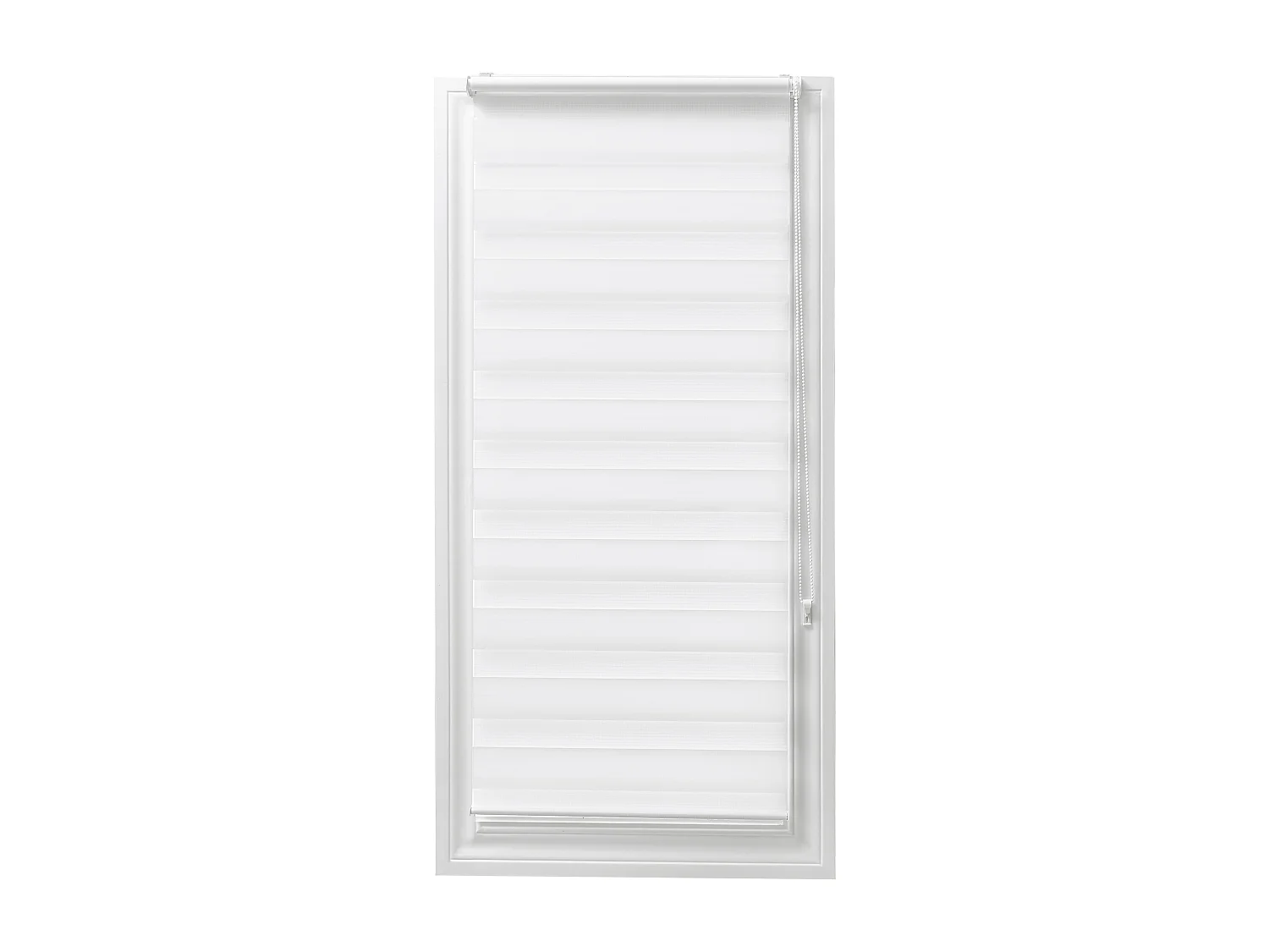 Store enrouleur jour/nuit  en polyester - 60 x 180 cm - Blanc - BARILI