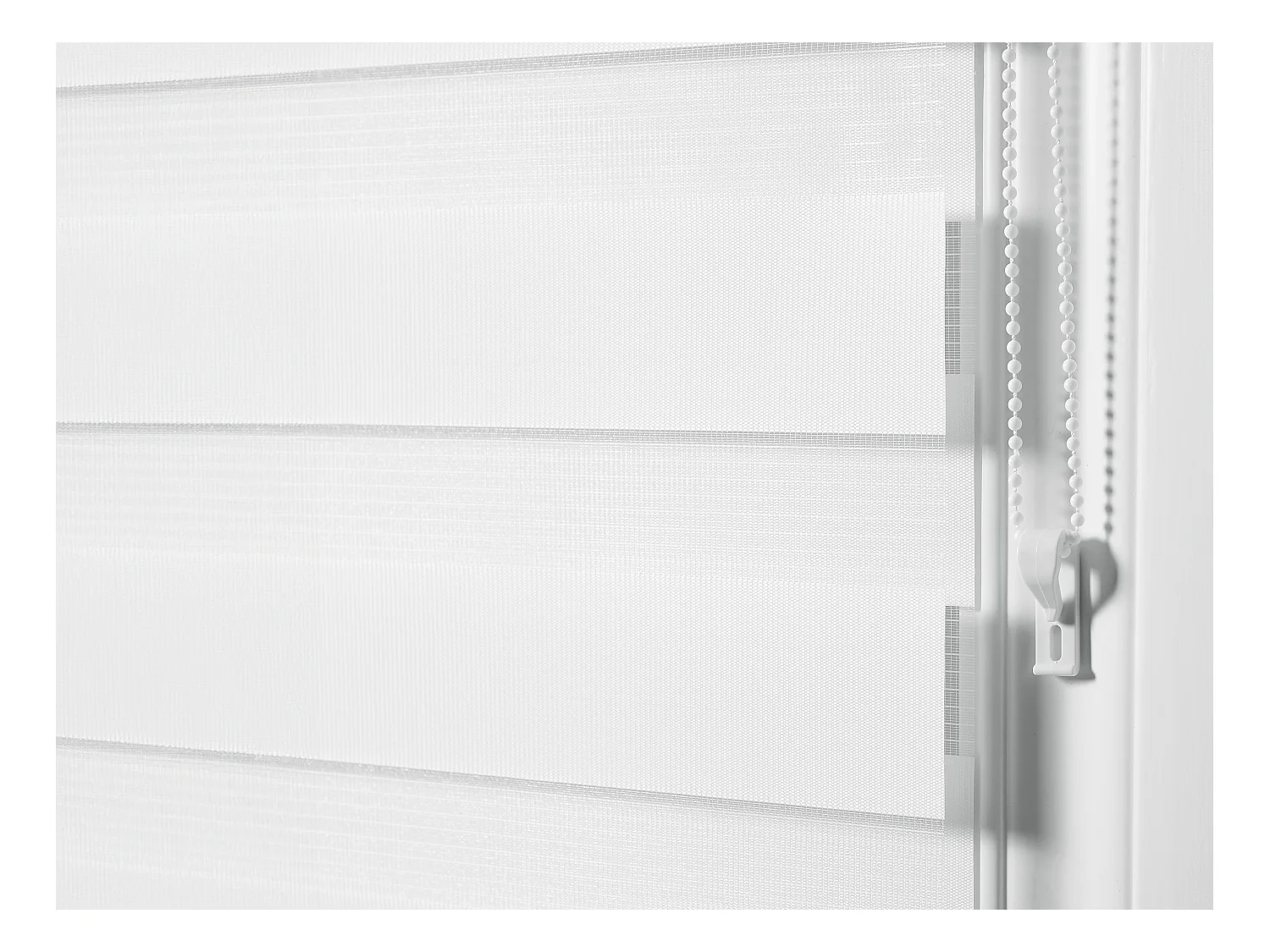 Store enrouleur jour/nuit  en polyester - 60 x 180 cm - Blanc - BARILI