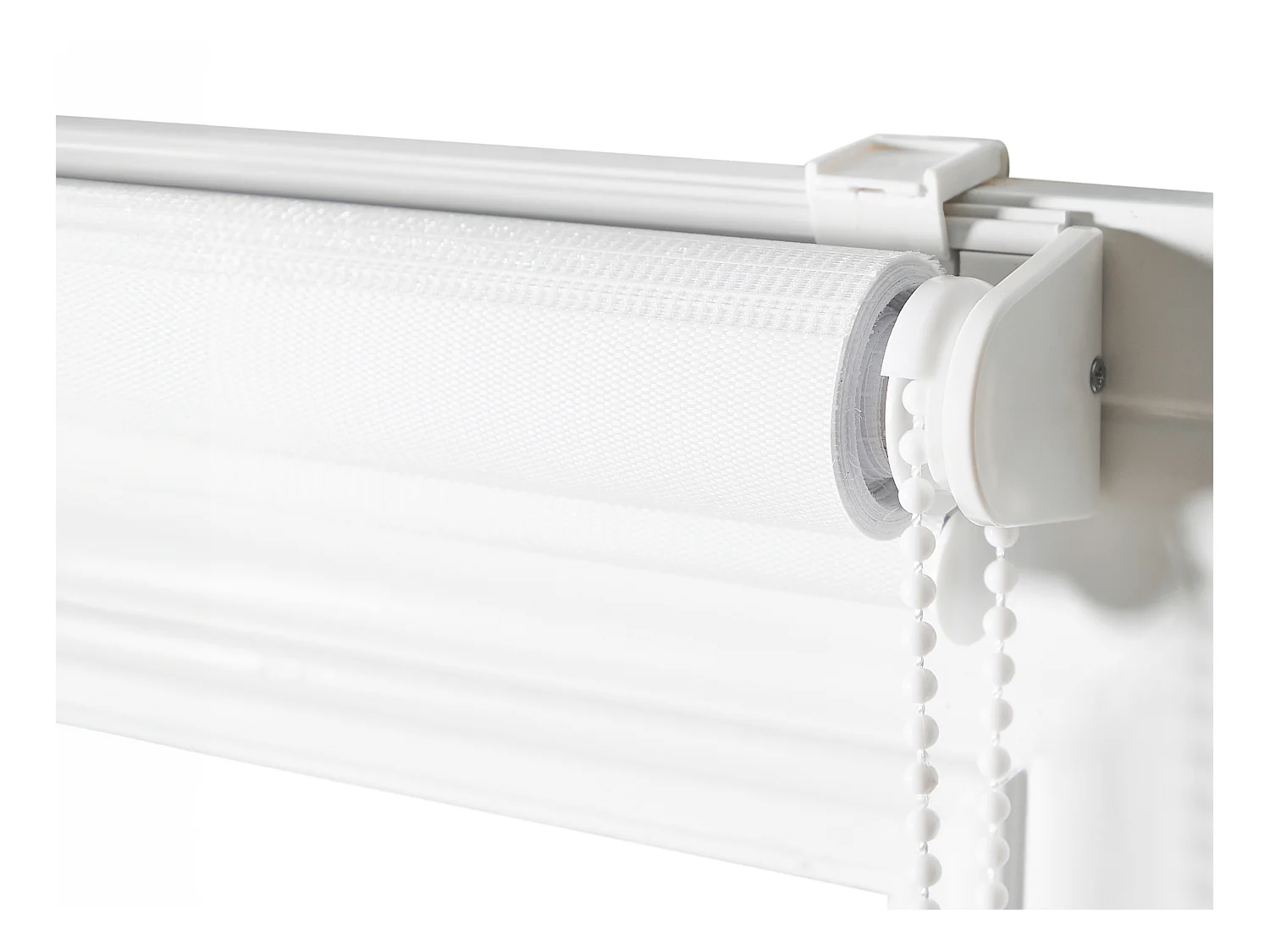 Store enrouleur jour/nuit  en polyester - 60 x 180 cm - Blanc - BARILI