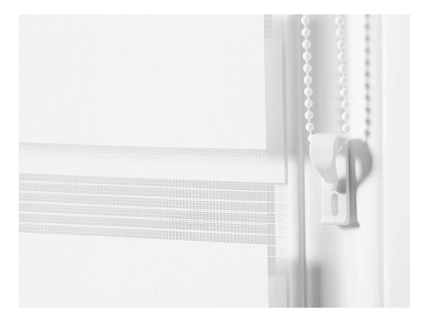 Store enrouleur jour/nuit  en polyester - 60 x 180 cm - Blanc - BARILI